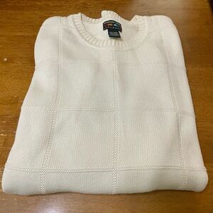 Alexander Julian Colours 2XLT 2XLG Sweater White EUC